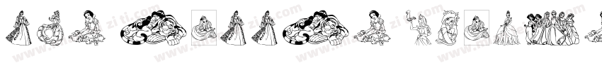 The little prince字体转换